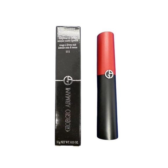 Giorgio Armani Lip Power Matte Longwear & Matte Lipstick - # 111 True - Picture 1 of 5